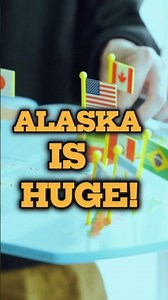 99% Don’t Realize How BIG Alaska Really Is! 😳🌎 #NextGenFacts