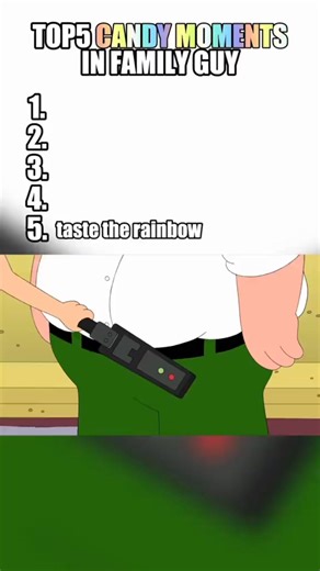 Rex Fredrick Jr. on Instagram: "Top 5 Candy Moments in family guy 🍬 #fblifestyle"
