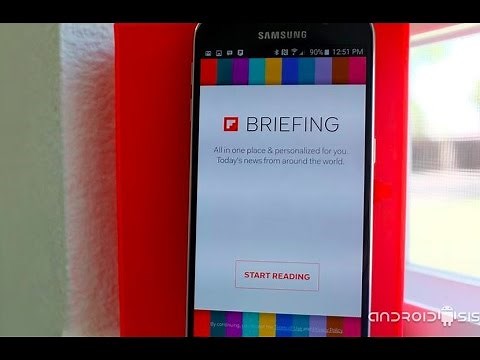 How to disable Briefing on Samsung (TouchWiz feed reader)