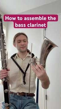 How to assemble the bass clarinet — #clarinet #bassclarinet #woodwind