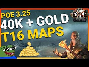 PoE 3.25 | How to Farm Alot of Gold in T16 Maps