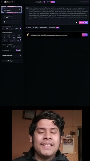 AI 4K thumbnail free