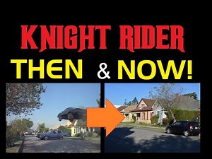 Knight Rider Filming Locations THEN and NOW 1983/2019 West Covina, CA