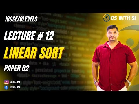 O levels | IGCSE | Linear Search | Paper 02 | 1d Array