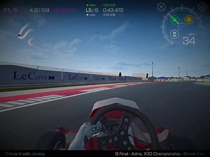 The Most Competitive Racing Game on iOS. No Assists. No Excuses. THE GAME Race at 80mph (125 Kph) an inch from the ground by the seat of your pants against real people in real time multiplayer racing in real time championships in competitive machinery. None of this upgrade to demolish everyone stuff in Street Kart. YOUR GOAL Beat everyone in the game to become World Champion across 4 different classes from Cadets, TKM, X30 and Pro (OK engine) karts. AUTHENTICITY SK has been authentically tested 