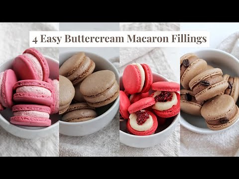 4 EASY Buttercream Macaron Filling Recipes - Homebody Eats