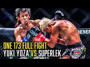 Yuki Yoza vs. Superlek | ONE 173 Kickboxing Full Fight