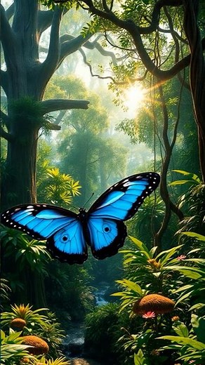 Blue Morpho Butterflies: The Rainforest’s Living Blue Gems
