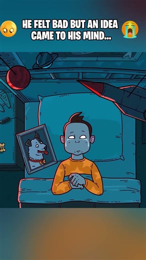 He Left His Planet Because of This 😲😨 #animation #emotional #shorts