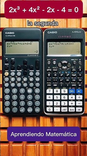Cómo resolver ECUACIONES de TERCER GRADO con la CALCULADORA CIENTÍFICA 😎