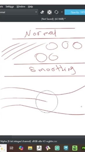 How to use smoothing tool krita #art