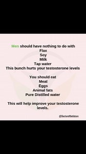 805 reactions · 94 shares | Men, Eat your Chicken with the Skin, eat 4 to 5 eggs daily, eat pork lard, eat your red meat. Squat with weight, lift heavy, do less cardio. Avoid pọ́*n and Fap This is the ultimate testosterone boost, No drugs. You're welcome. | Doctor Of The Future | Facebook