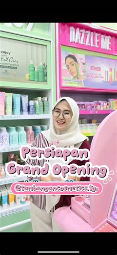 AKAN HADIR TOKO KOSMETIK TERMURAH & TERLENGKAP DI KOTA TANGERANG SPESIAL GRAND OPENING 9, 10, 11 Januari 2026 Siap-siap belanja KOSMETIK FAVORITMU dengan HARGA TERMURAH 500 Rupiah! 💸💄 DISKON, PROMO, dan HADIAH MENANTI! 🎁 Syarat & Ketentuan : - Follow instagram @tambangancosmetics.tgr - Follow tik tok @tambangancosmetics.tgr - Repost Story dan Tag ig @tambangancosmetics.tgr - Ajak 5 Customer/ teman/ Keluarga datang waktu grand opening LOKASI: Jln Gatot Subroto Kedaung Barat, Kecamatan Sepatan 