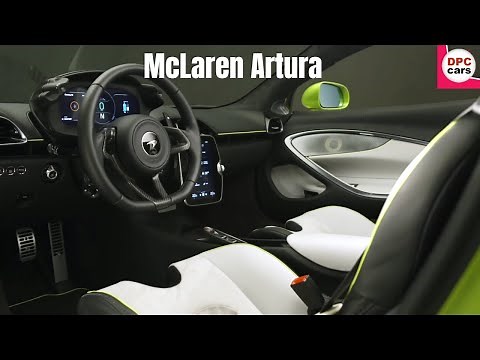 McLaren Artura Hybrid Supercar Interior Cabin