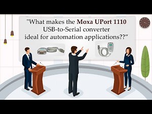 Why choose the Moxa UPort 1110 for automation purposes?