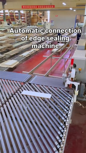 Fortran SU Minghao on Instagram: "Connect two edge banders. One loading, two edging processes. #edgebander #woodworking #productionline #furnituremachinery #fortranmachinery"