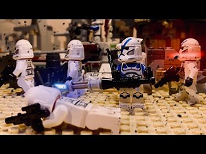 LEGO Star Wars the Clone Wars Battle (Stop Motion) - 501st invasion of Jedha City : TRAILER