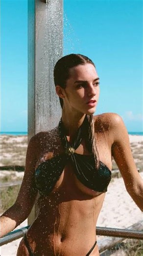 Emily Feld for Anjuum Swimwear stills #models