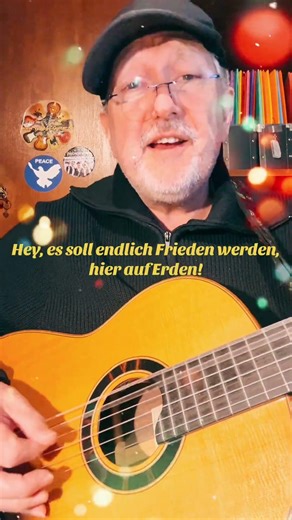 Hey, es soll endlich Frieden werden hier auf Erden (Text & Musik:©️Jürgen Fastje) von ihm persönlich