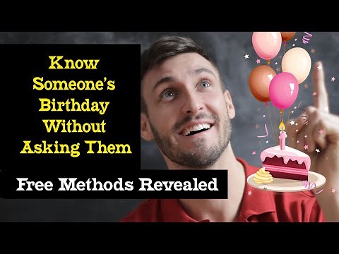 How To Find Someone's Birthday On Snapchat Instagram Facebook WhatsApp Linkedin 🎂