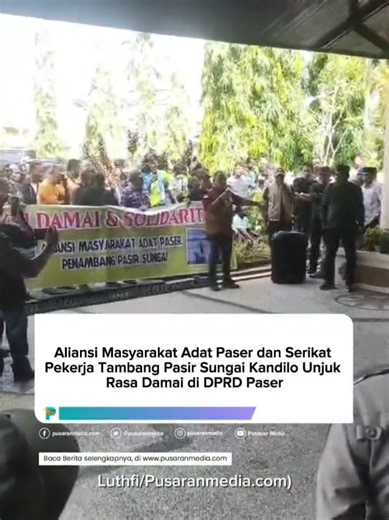 Aksi Damai Aliansi Masyarakat Adat Paser