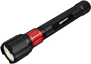 Dorcy 10-in. 2,000-Lumen USB Rechargeable Flashlight with Powerbank, Black (41-4328)