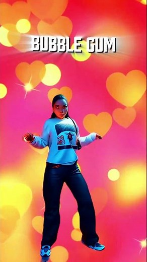"Bubble Gum - OFFICIAL Animated Dance Trend! 🎵 #Viral"
