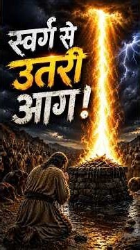 🔥 स्वर्ग से उतरी आग! | एलिय्याह की प्रार्थना का अद्भुत चमत्कार | Bible Story in Hindi