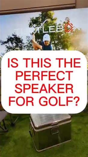 TurtleBox Speakers - The perfect golf speaker?
