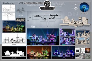 Tomorrow land festival stage 3d visualization - Mariam Alaa