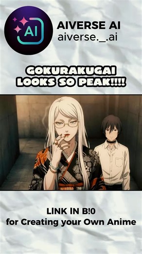GOKURAKUGAI ANIME Looks SICKK! ANIMATED by AI tool in Bl0 #gokurakugai #animeedits #animefight #animeai #ai #anime #fyp #viral #animeedits