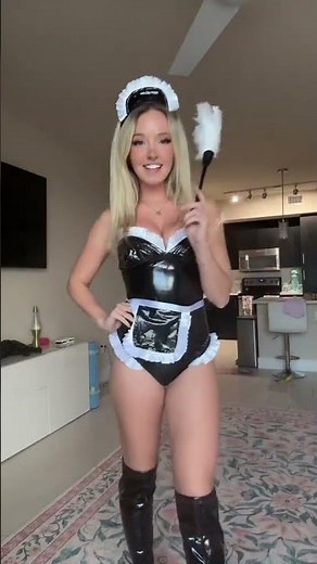 maid lingerie try on 🤍