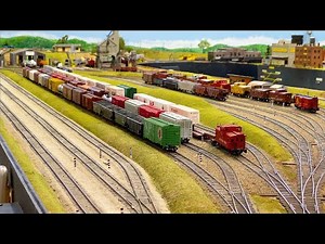 Beautiful Private Model Railroad HO Scale Train Layout at the East Texas Model Railroad Club
