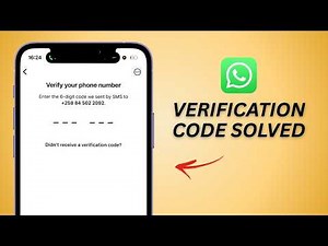 Whatsapp Verification Code Not Received Fixed in 3 Minutes!