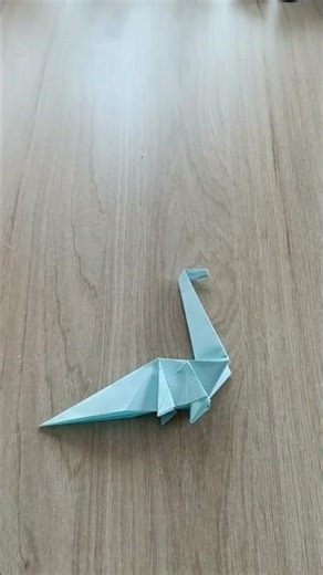 Origami Diplodocus #origami #origamifacile #paperart