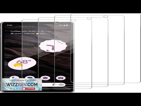 4 Pack Glass Screen Protector Compatible for Google Pixel 6a Pixel