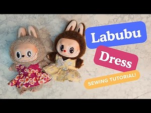 How to sew: Labubu wrap dress-DIY Labubu Clothes-Custom pattern Tutorial