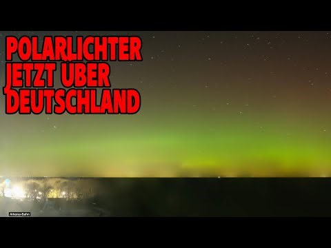 Polarlichter jetzt gerade über Deutschland