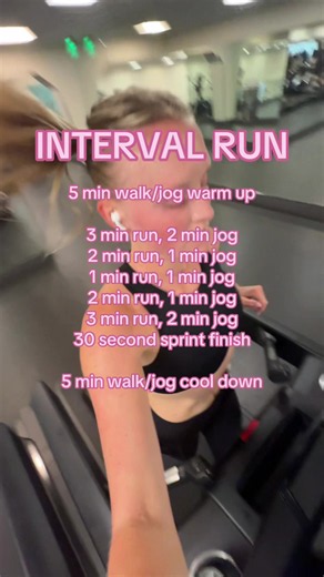 Interval Run Treadmill Workout for a Quick Sweat