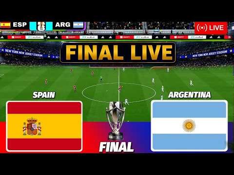 Argentina vs Spain Final LIVE: FIFA World Cup 2026 Grand Final | New York | ARG vs ESP LIVE Football