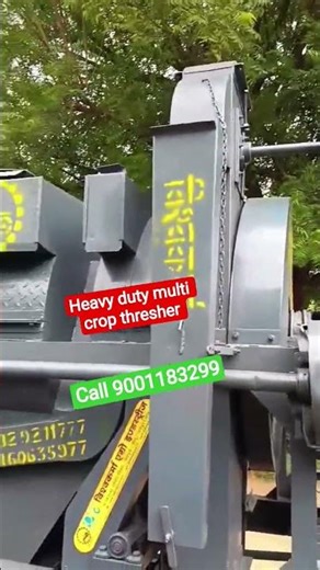 Vishwakarma brand heavy duty multicrop thresher which threshers all types of crops #agricultureco...