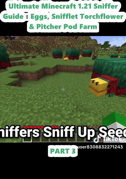 Ultimate Minecraft 1.21 Sniffer Guide for Farming
