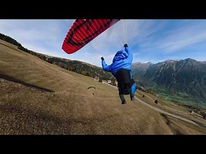 Speedflying accident - CRASH AT HIGH SPEED.