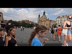 Prague, 🇨🇿 | Europe's Most Beautiful Capital of Czechia | 4k Street Walking Tour| City Center