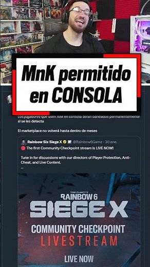 Keyboard and mouse will be allowed on the console in Rainbow Six Siege #r6 #rainbowsixsiege #r6si...