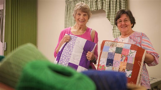 Meet the 'Patchwork Ladies' who craft blankets for a good cause