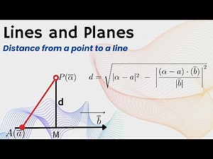 Distance of a point from a line in vector