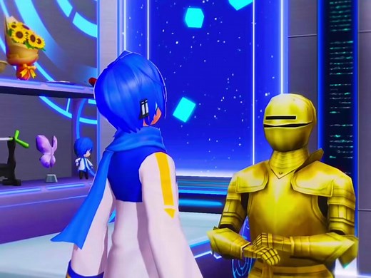 kaitos reaction to gifts is so cute #kaito #multilvr #vocaloid #projectdiva