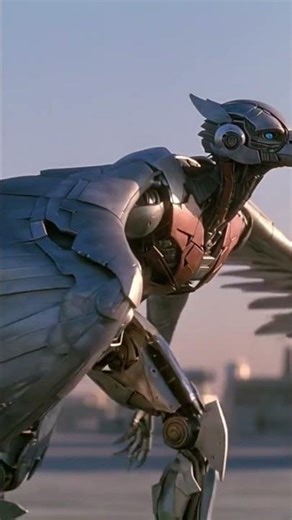 Robotic bird trying to fly