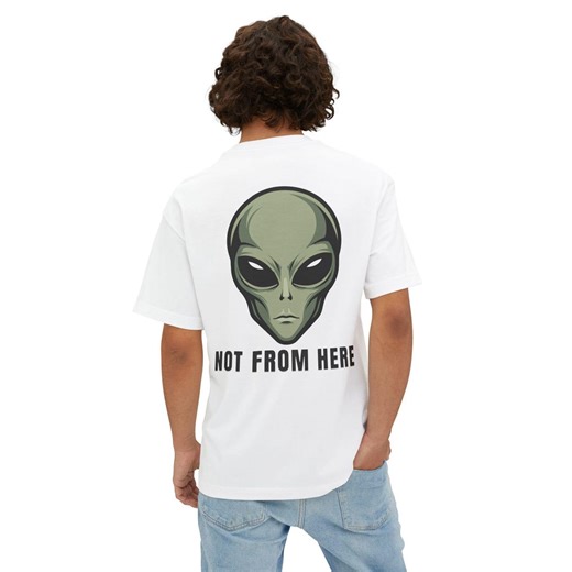 Not From Here Graphic Alien Shirt Space Streetwear Outersider Shirt Alone Boxy Streetwear Tee Retro Alien Shirt Trendy Shirt Teens Y2K Tee - Etsy